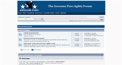 Desktop Screenshot of forums.awesomepaws.us
